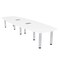 Skutchi Designs 45 in W, 145 in L, 29 in H, Engineered Wood Top, White H-ABOT-46143PT-09-EL - alternate 1